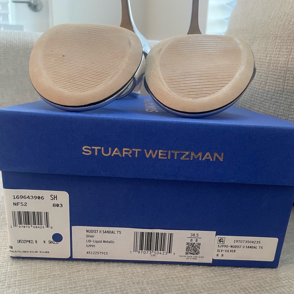 Stuart Weitzman Nudist II 75 Sandal - Picture 8 of 9